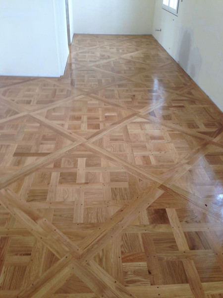 Teinte de parquet en bois à Nice